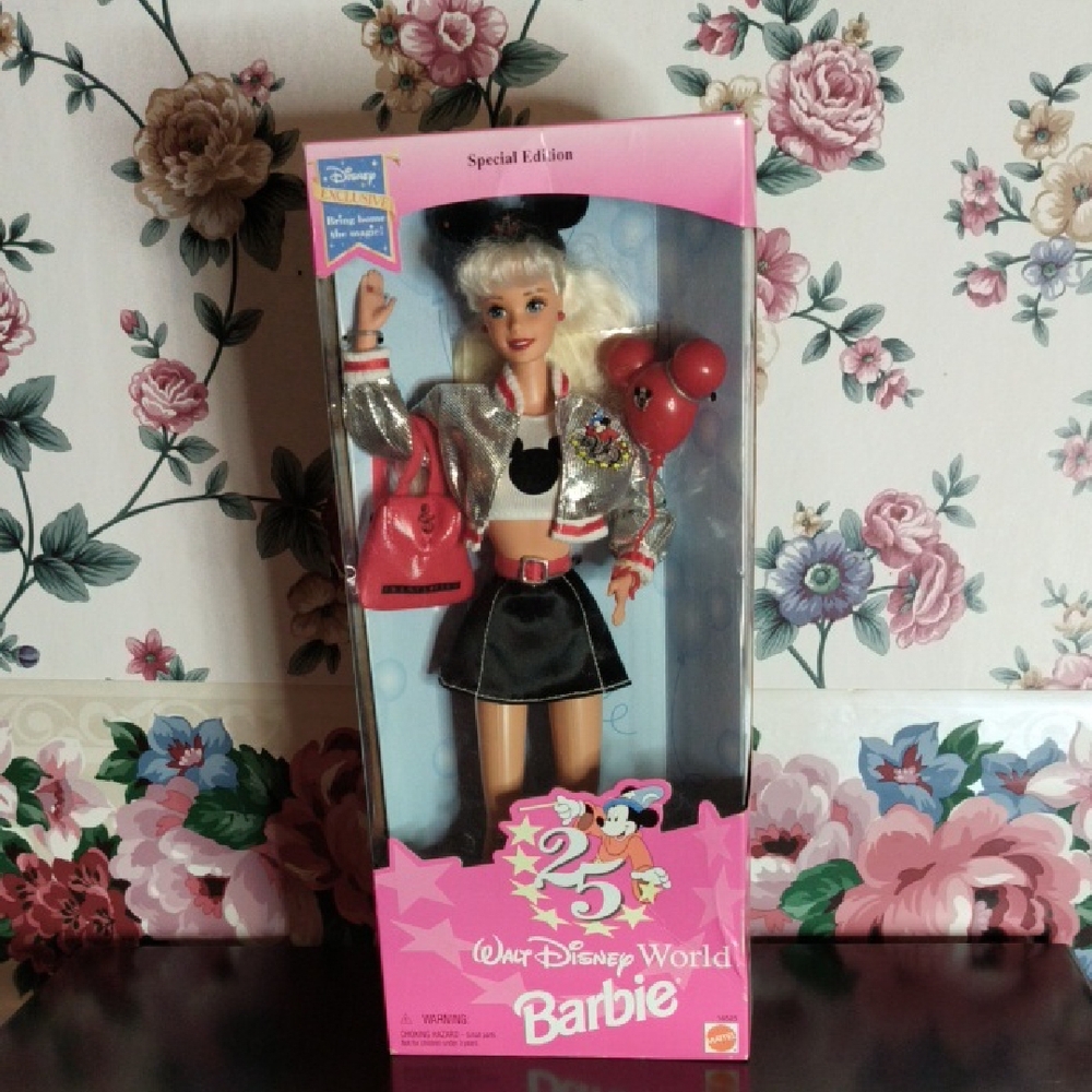 Disney World Barbie 25 Special Edition Doll NWT
